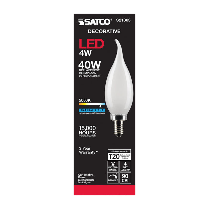Satco S21303 Light Bulb, Frost