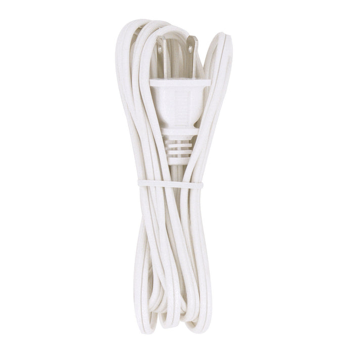 Satco S70-100 Cord With Plug, White