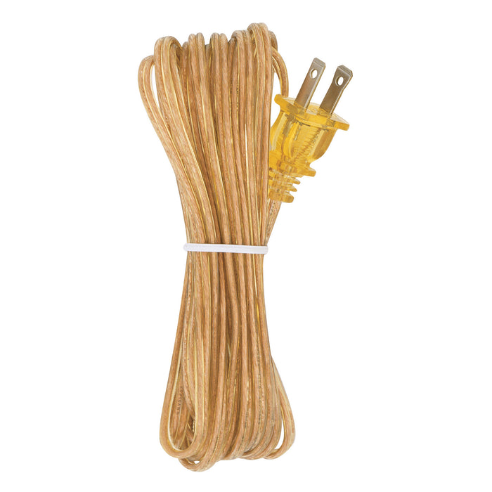 Satco S70-103 Cord With Plug, Gold