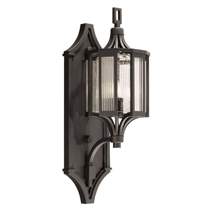 Fine Art 900381ST One Light Outdoor Wall Mount, Black