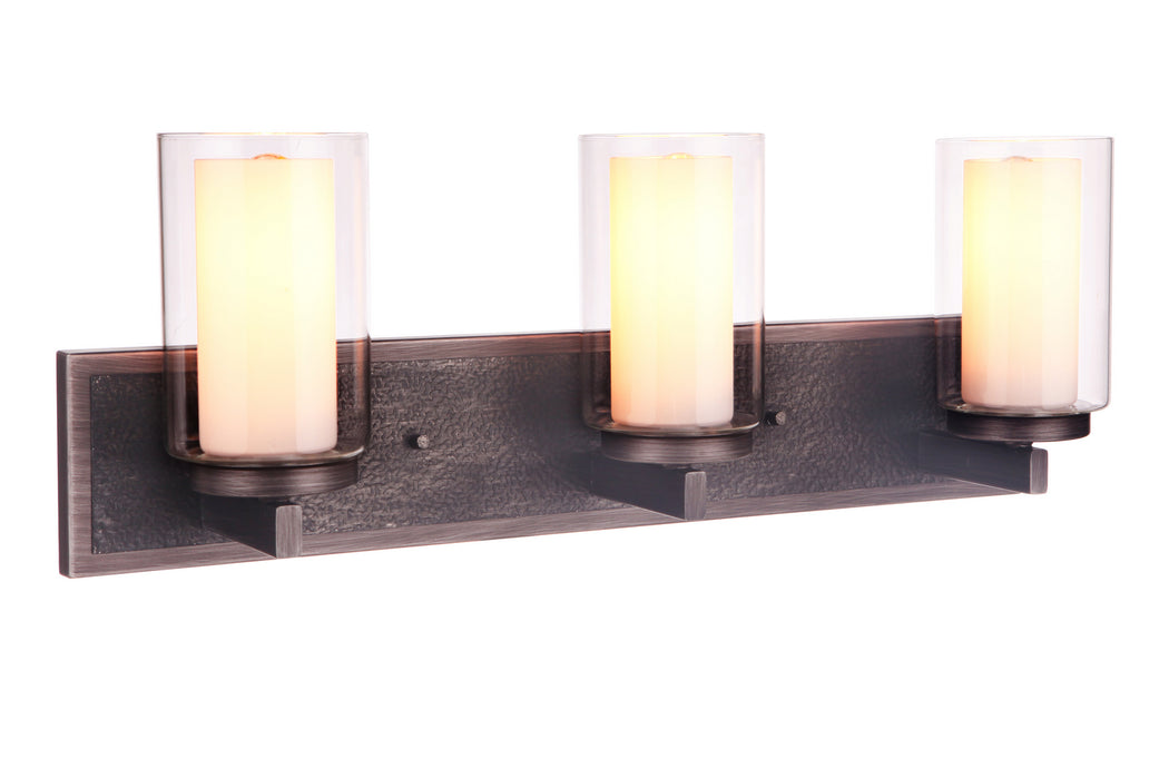 Craftmade 11624NIVNI3 Three Light Vanity, Natural Iron/Vintage Iron