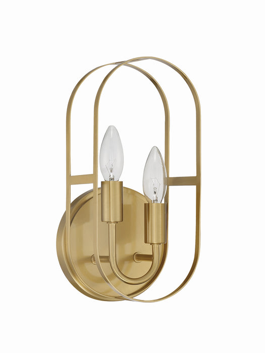 Craftmade 12806SB2 Two Light Vanity, Satin Brass