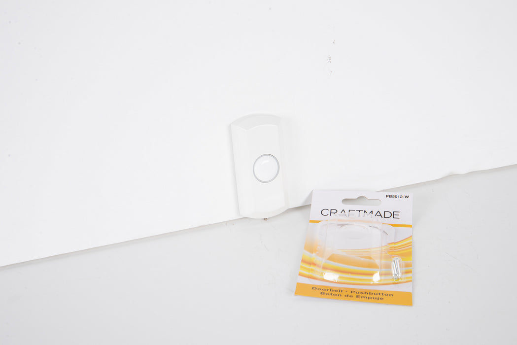 Craftmade PB5012-W Surface Mount Push Button, White