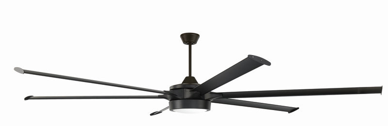 Craftmade PRT102FB6 102"Ceiling Fan, Flat Black
