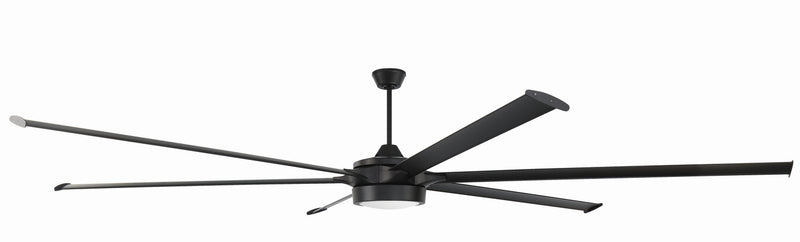 Craftmade PRT120FB6 120"Ceiling Fan, Flat Black