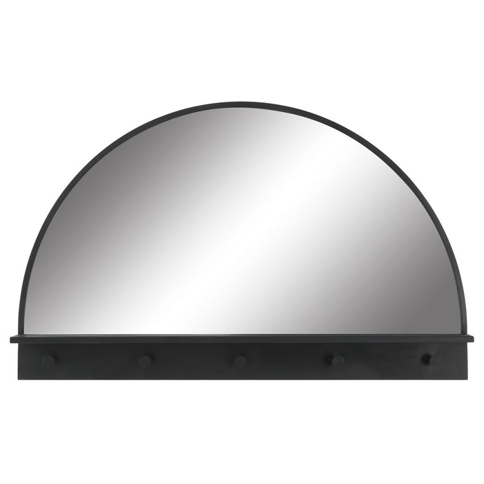 Uttermost 09866 Mirror, Satin Black