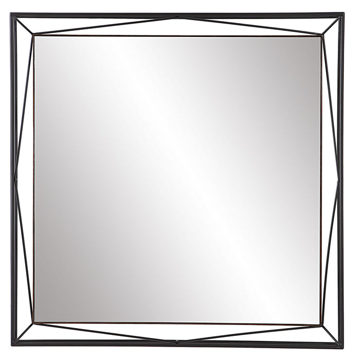 Uttermost 09868 Mirror, Satin Black
