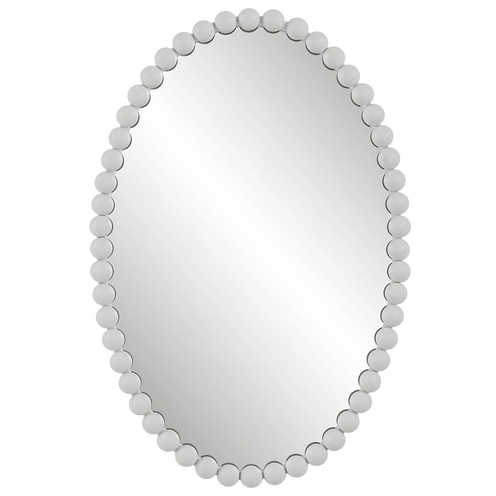 Uttermost 09874 Mirror, Matte White
