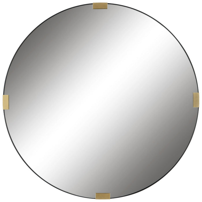 Uttermost 09882 Mirror, Satin Black