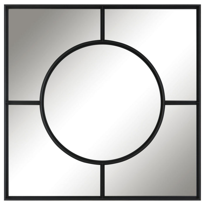 Uttermost 09885 Mirror, Satin Black