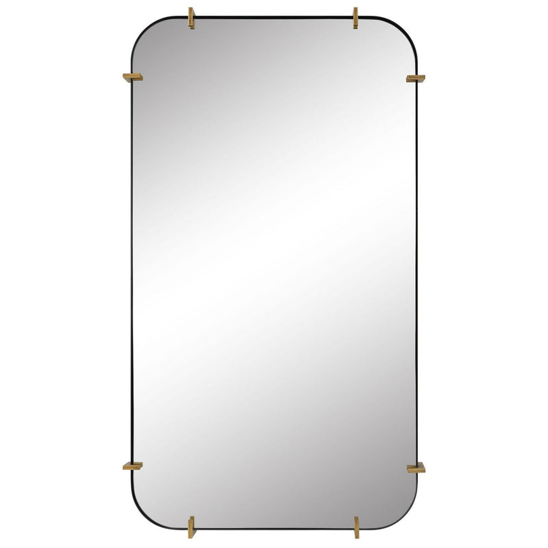 Uttermost 09888 Mirror, Black Iron