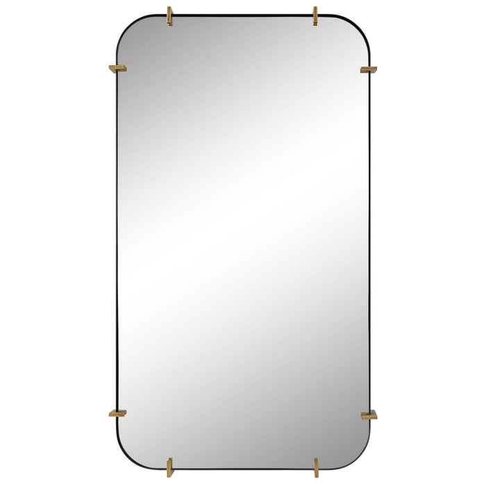 Uttermost 09888 Mirror, Black Iron