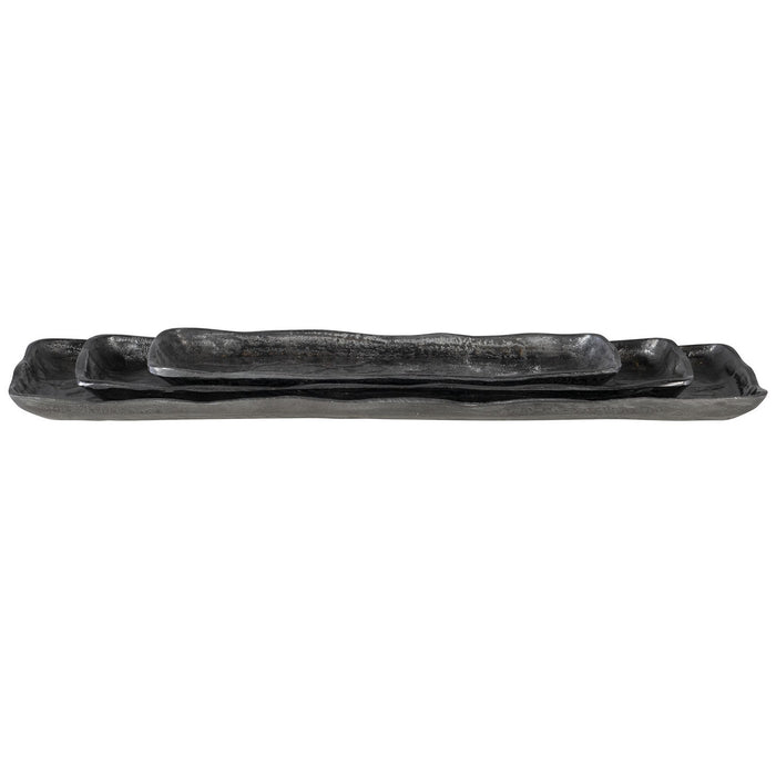 Uttermost 18056 Trays, S/3, Antique Nickel