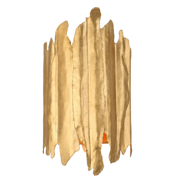 Uttermost 22564 Two Light Wall Sconce, Gold Leaf
