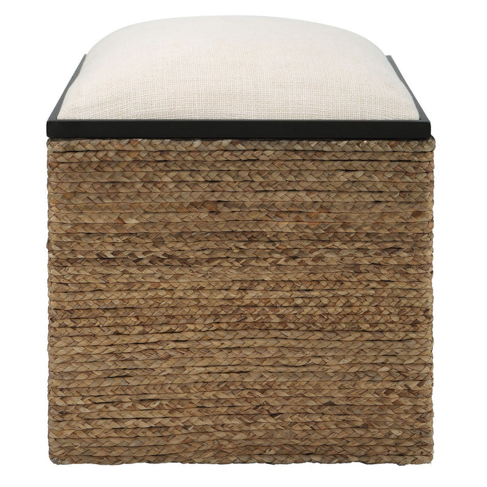 Uttermost 23735 Accent Stool, Matte Black