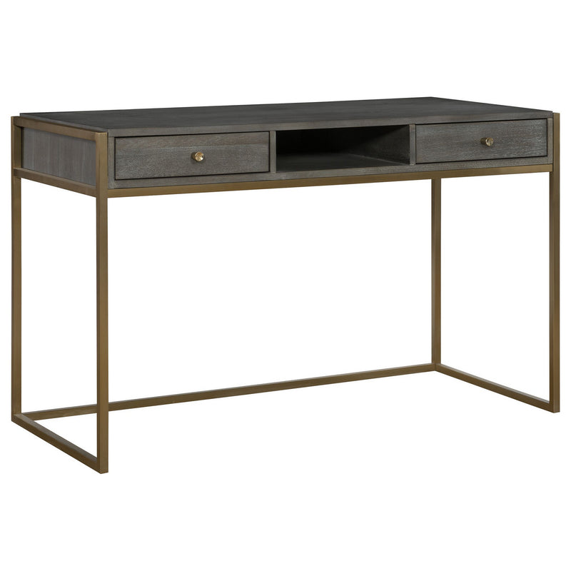 Uttermost 25201 Desk, Stainless Steel