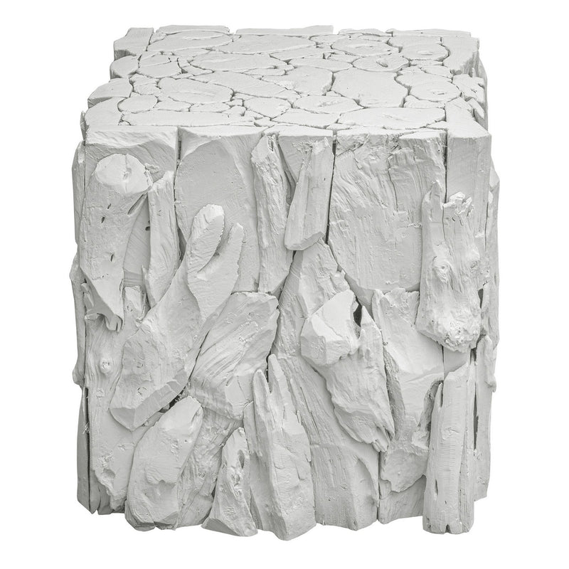 Uttermost 25241 Cube, White