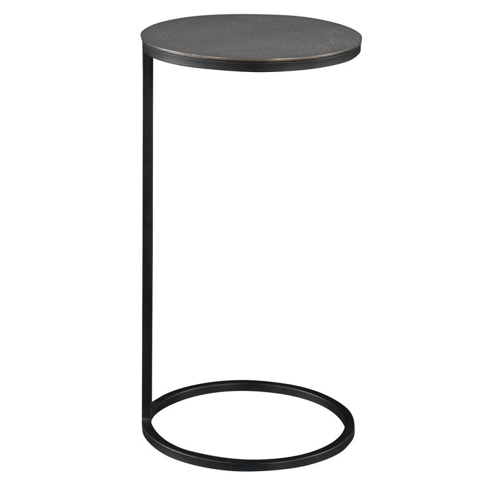 Uttermost 25261 Accent/Drink Table, Aged Black Iron