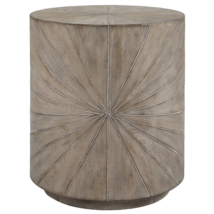Uttermost 25266 Side Table, Warm Gray Stain