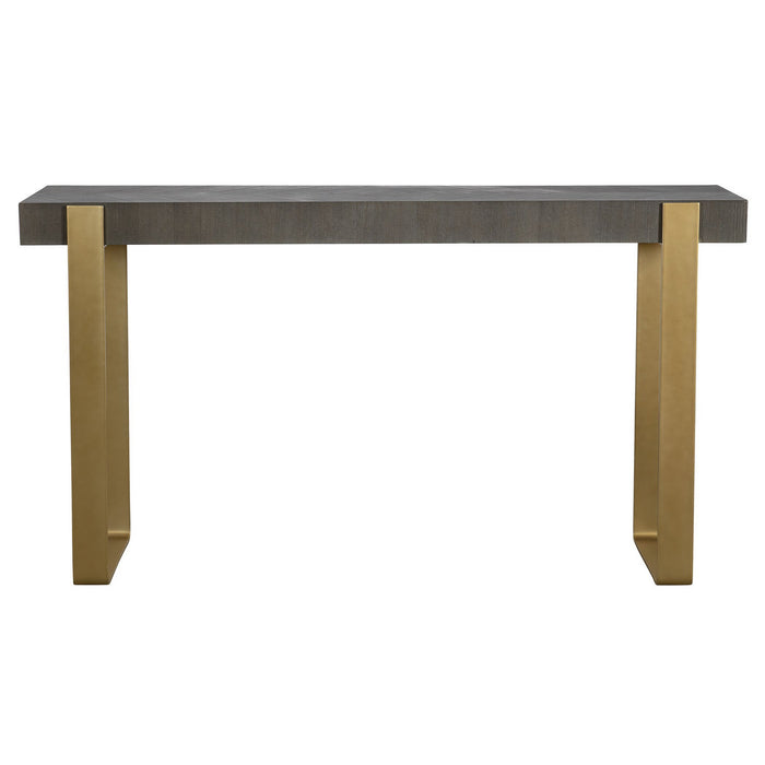 Uttermost 25268 Console Table, Dark Walnut Stain