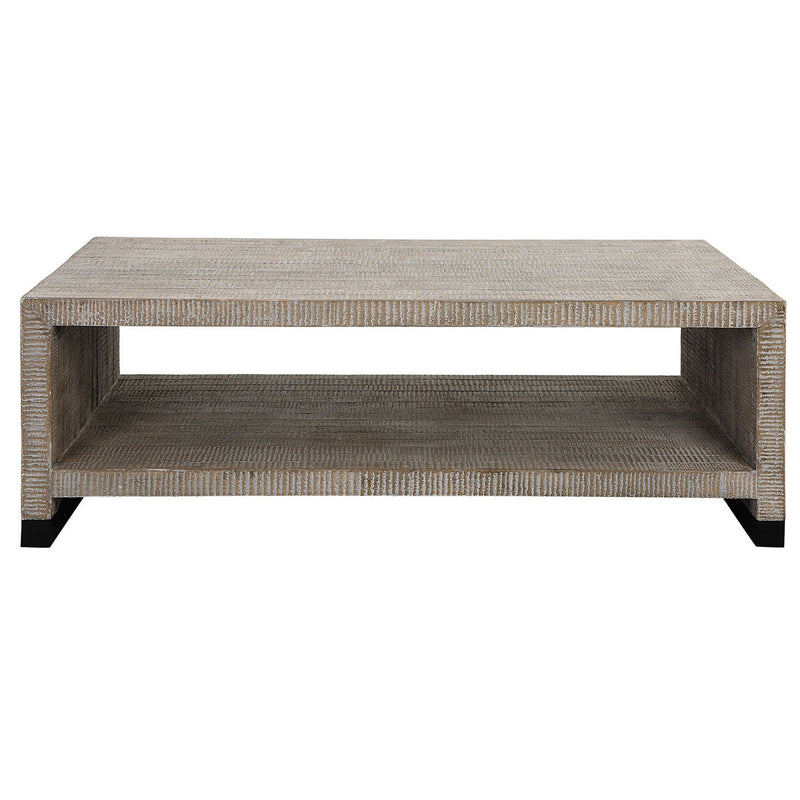 Uttermost 25285 Coffee Table, Natural Wood