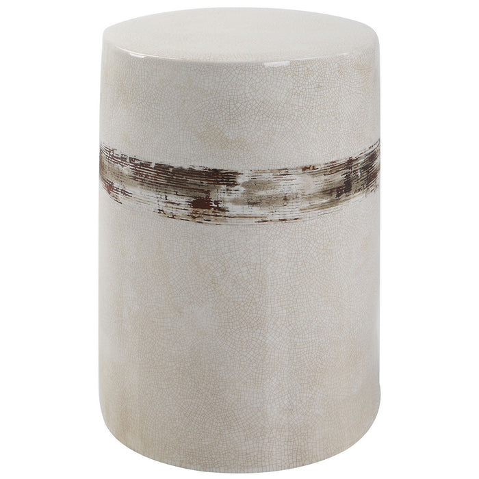 Uttermost 25287 Stool, Rust Brown