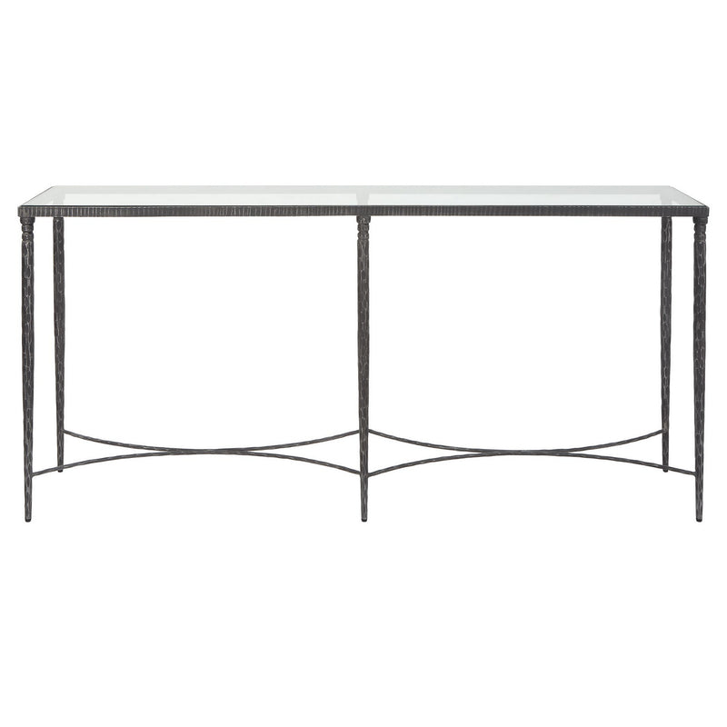 Uttermost 25292 Console Table, Natural Rustic Black