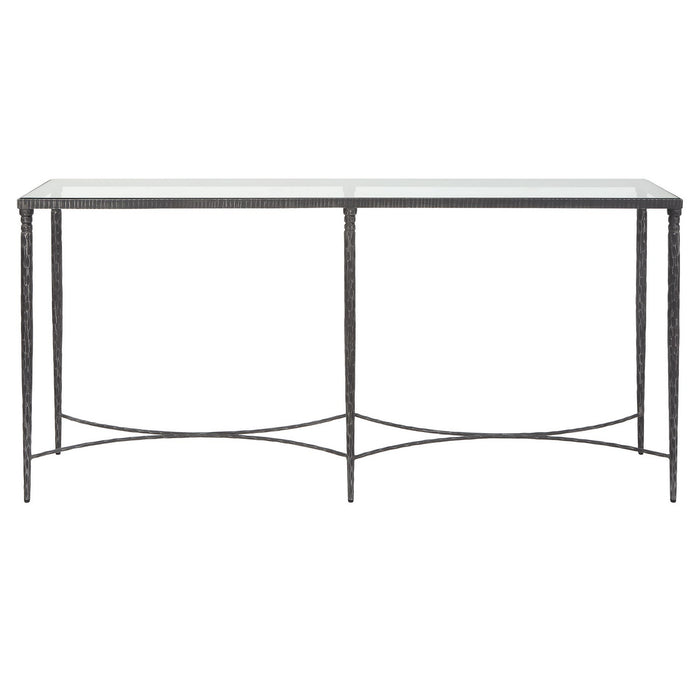 Uttermost 25292 Console Table, Natural Rustic Black