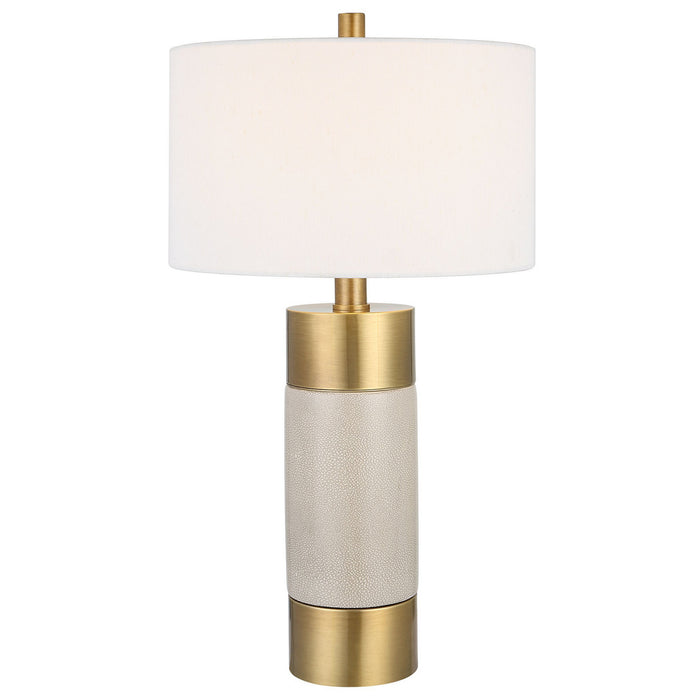 Uttermost 30124-1 One Light Table Lamp, Antique Brass Iron