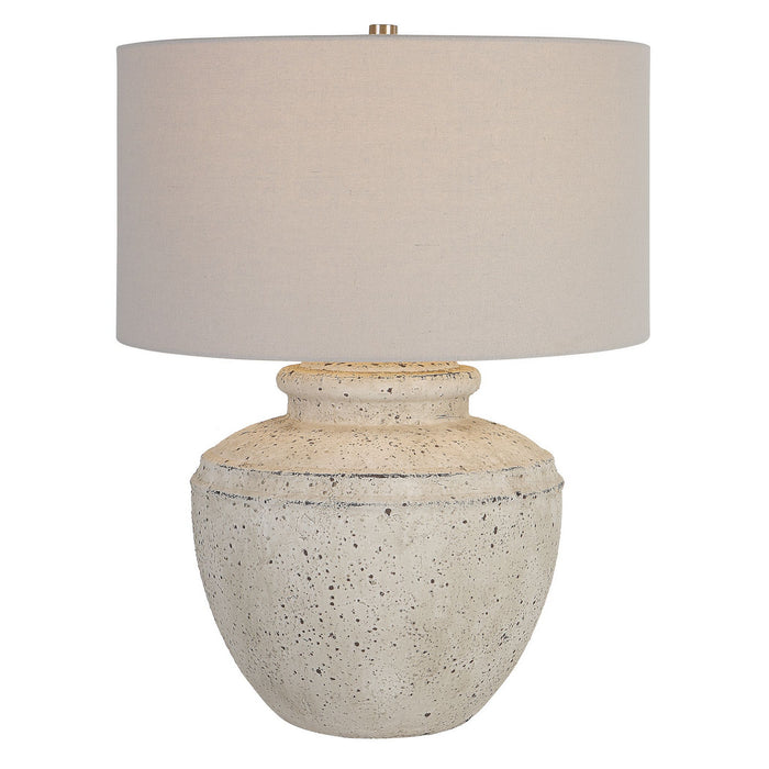 Uttermost 30162-1 One Light Table Lamp, Brushed Nickel