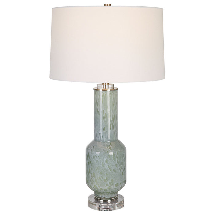 Uttermost 30172 One Light Table Lamp, Brushed Nickel