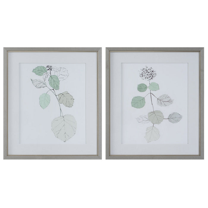 Uttermost 41467 Framed Prints, S/2, Gray Wood