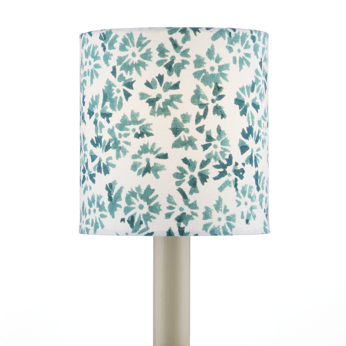 Currey and Company 0900-0012 Chandelier Shade, Aqua/White