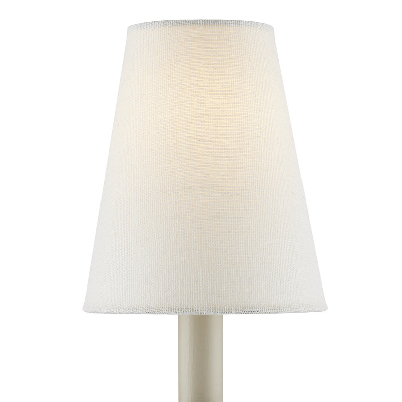 Currey and Company 0900-0024 Chandelier Shade, Off-White