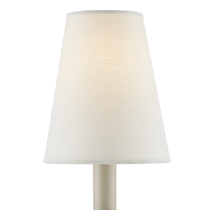 Currey and Company 0900-0024 Chandelier Shade, Off-White