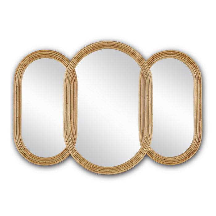 Currey and Company 1000-0128 Mirror, Arurog/Khaki/Mirror