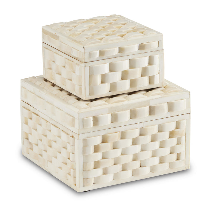 Currey and Company 1200-0647 Box Set of 2, Natural