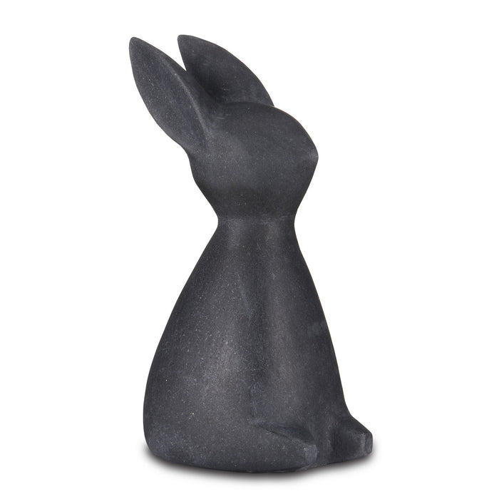 Currey and Company 1200-0655 Rabbit, Black