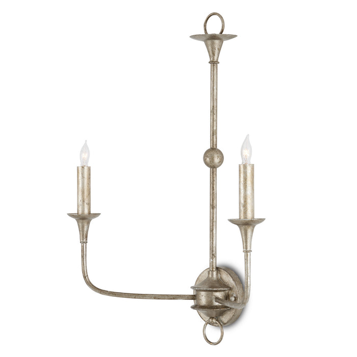 Currey and Company 5000-0216 Two Light Wall Sconce, Pyrite Bronze