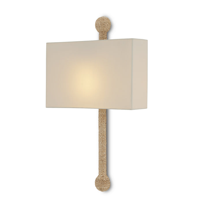 Currey and Company 5900-0052 One Light Wall Sconce, Natural