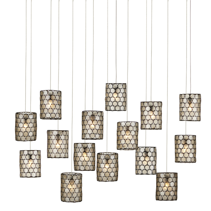 Currey and Company 9000-1051 15 Light Pendant, Cupertino