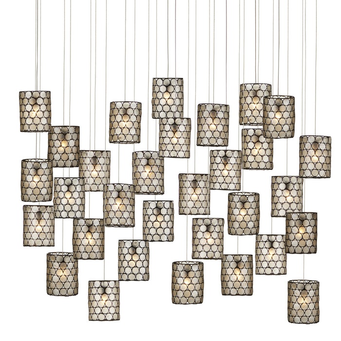 Currey and Company 9000-1052 30 Light Pendant, Cupertino