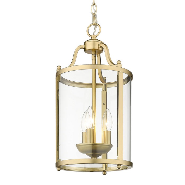 Golden 1157-3P BCB Three Light Pendant, Brushed Champagne Bronze