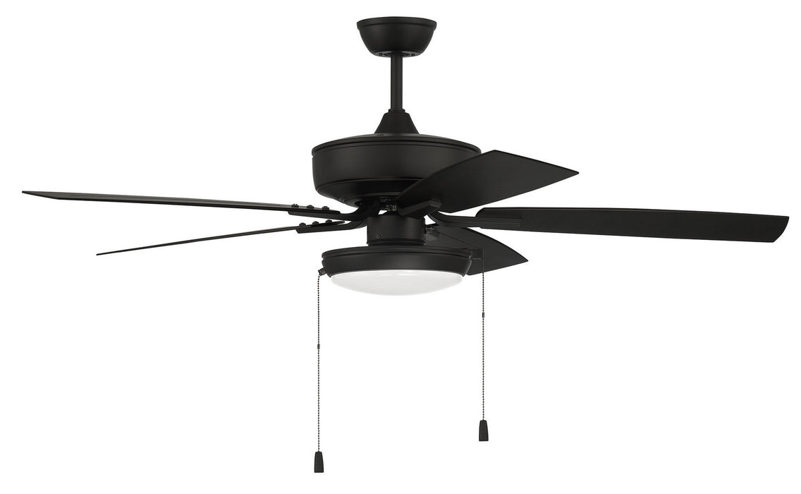 Craftmade OP119FB5 52"Outdoor Ceiling Fan, Flat Black