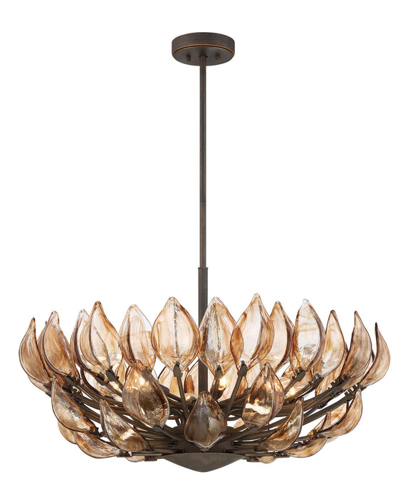 Metropolitan N6688-874 Eight Light Pendant, Heritage Bronze