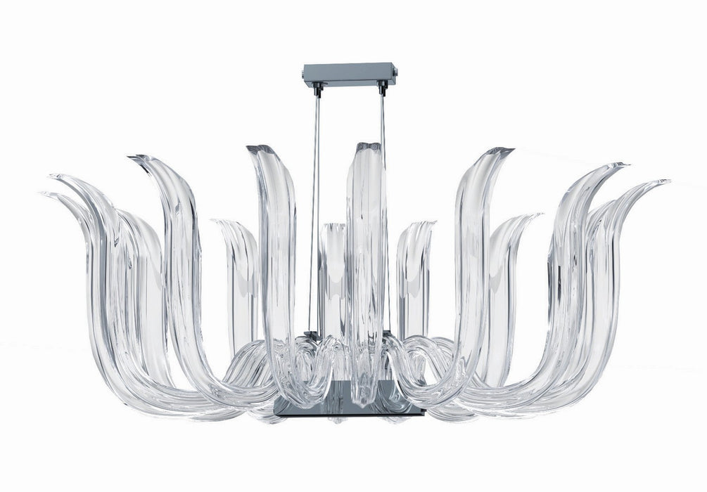 Metropolitan N9314 14 Light Chandelier, Polished Nickel