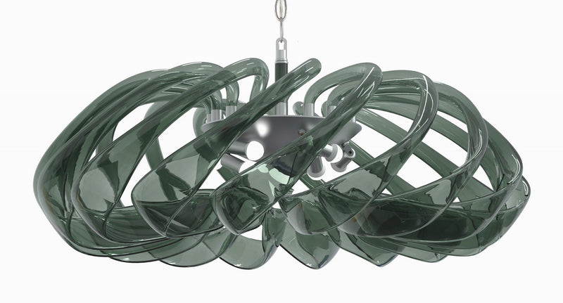 Metropolitan N9449 Eight Light Pendant, Polished Nickel