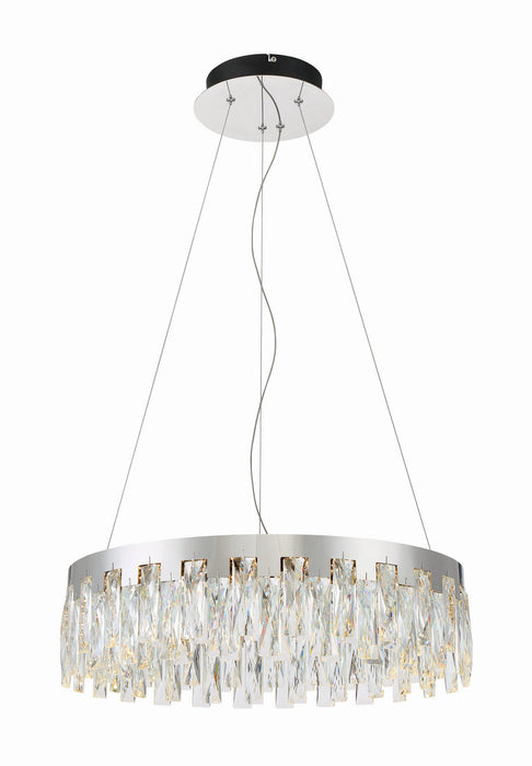 George Kovacs P5330-077-L LED Pendant, Chrome