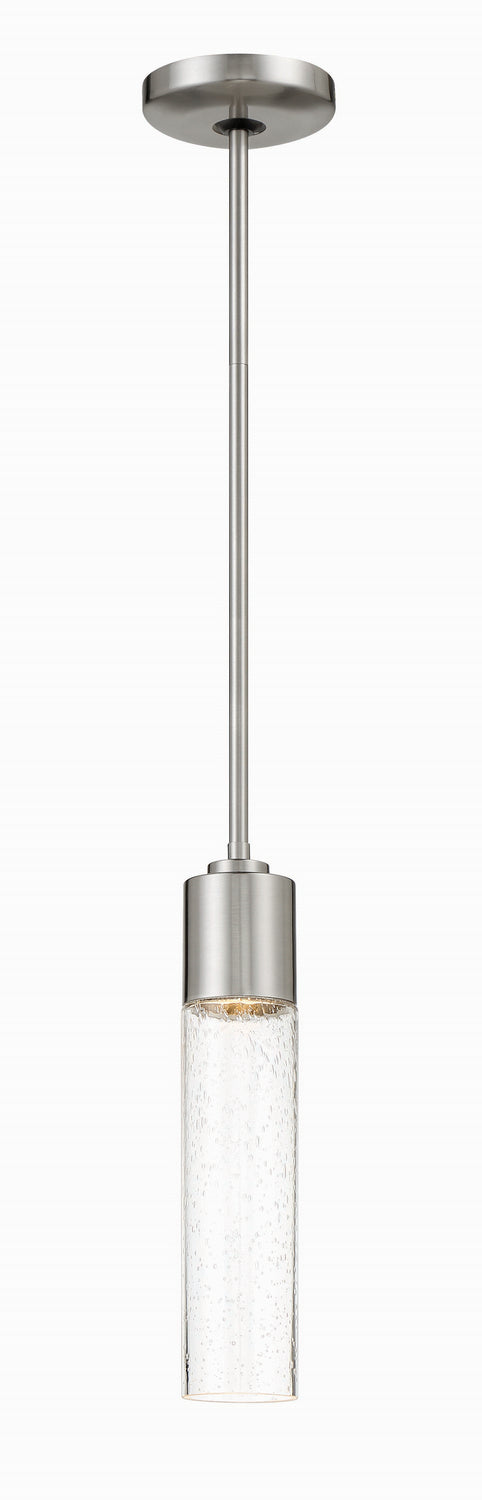 George Kovacs P971-084 One Light Mini Pendant, Brushed Nickel