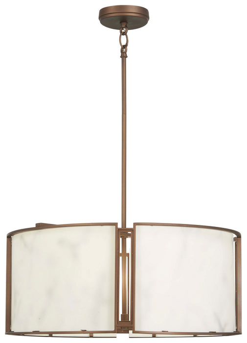 Minka-Lavery 1676-755 Six Light Pendant, Hellenic Bronze